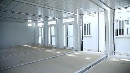 Kostengünstiges, einfach zu bauendes, vorgefertigtes Containerhaus mit 2 Schlafzimmern und Wohnraum