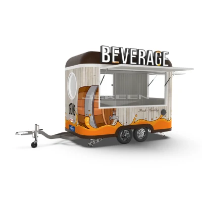 Jekeen Food Vending Street Food Cart Coffee Shop Mobiler Food Truck Food Car-Blues