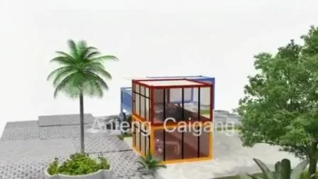 Qualität des seismischen Feuers Korrosionsbeständiges Flack Pack Container Office Habitalbe Modular House